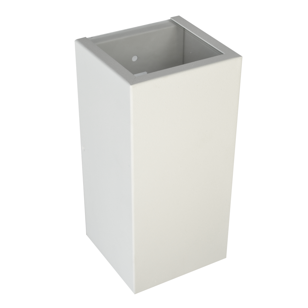 Arandela RioPrelustres 6202 Alumínio Branco Texturizado 10X10.5X22 - 10937