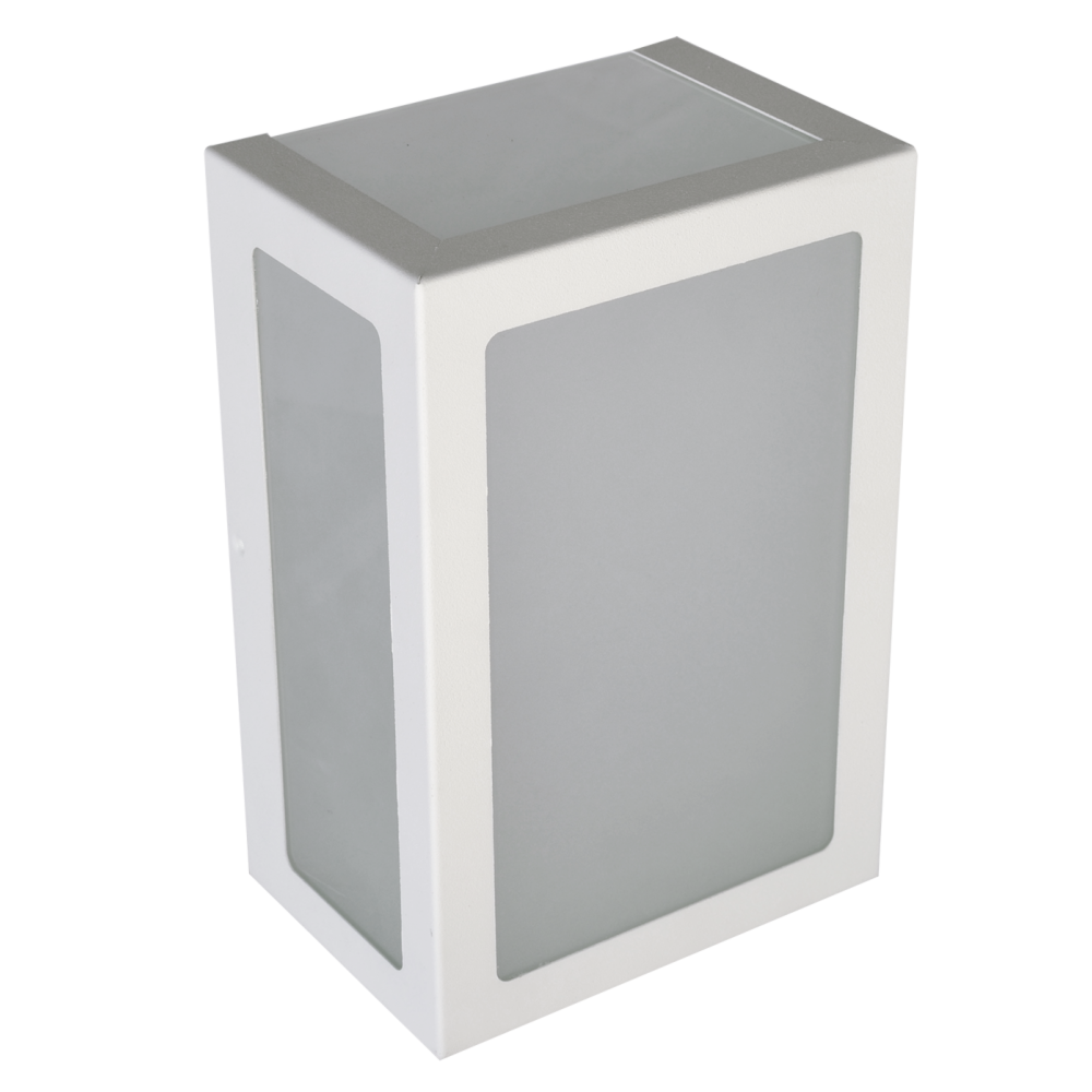 Arandela RioPrelustres 6213 5 Vidros Alumínio Branco Liso - 11068