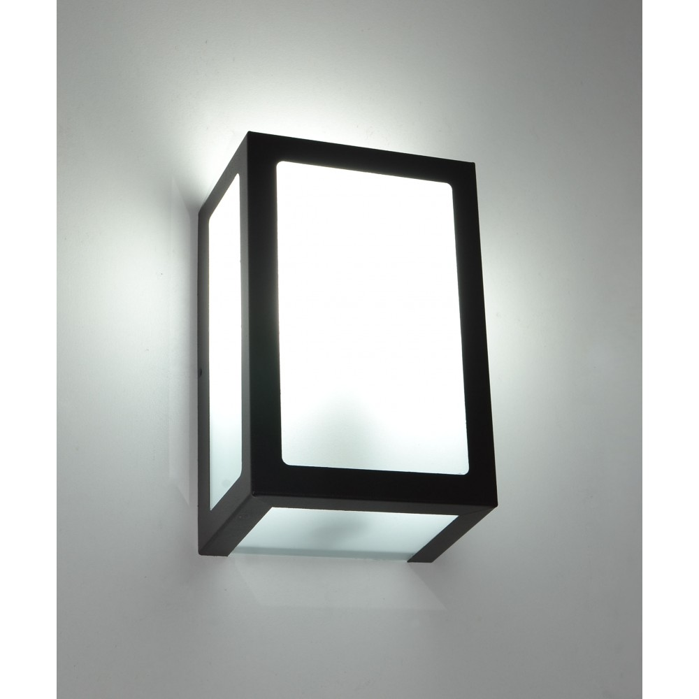 Arandela RioPrelustres 6213 5 Vidros Alumínio Preto Texturizado - 11073