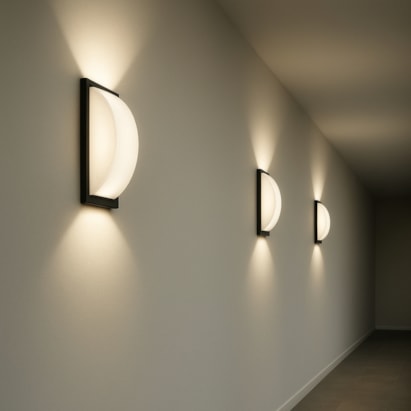 Arandela Termoplástico Ideal Capri Filamento LED Preto - 4016