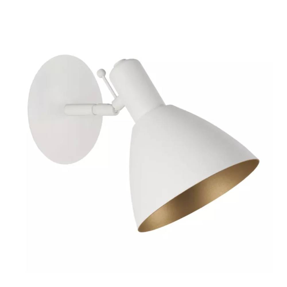 Arandela Tks Roma Mobile E27 Branco e Dourado - 1601