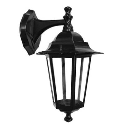 Arandela TLF 27, Alumínio, Preto Taschibra