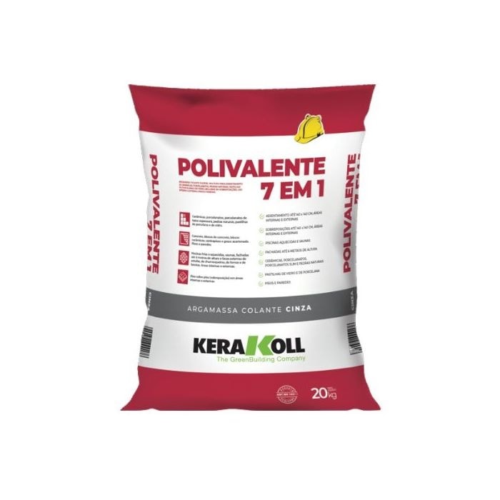 Argamassa Polivalente 7 em 1 Kerakoll 20Kg Cinza - K90188.01