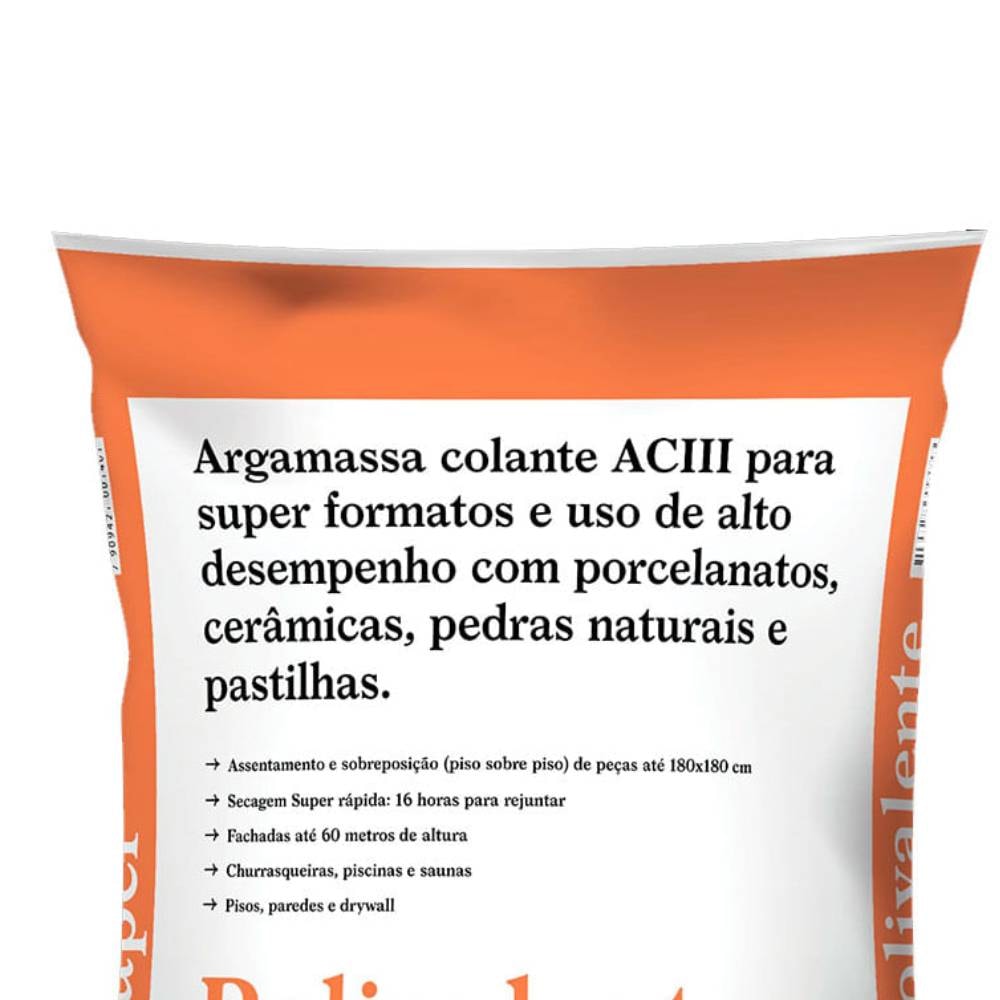 Argamassa Polivalente Interno/Externo ACIII Kerakoll 20Kg Super Branco - K90197.01