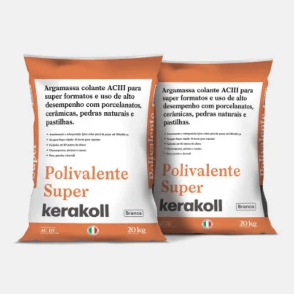 Argamassa Polivalente Interno/Externo ACIII Kerakoll 20Kg Super Branco - K90197.01