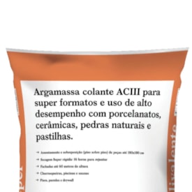 Argamassa Polivalente Interno/Externo ACIII Kerakoll 20Kg Super Cinza - K90196.01