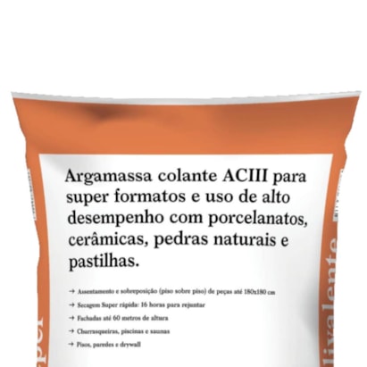 Argamassa Polivalente Interno/Externo ACIII Kerakoll 20Kg Super Cinza - K90196.01