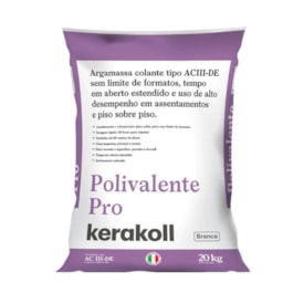 Argamassa Polivalente Pro Interno/Externo ACIII Kerakoll 20Kg Branco - K90199.01
