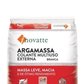 Argamassa Porcelanato uso Externo Inovatte 20Kg Branco - 304109