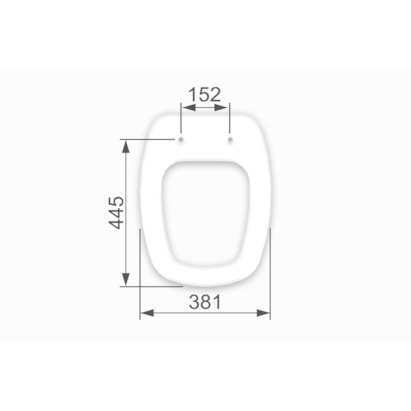 Assento Sanitário Astra Almofadado Monte Carlo Convencional Cinza - TMT/K