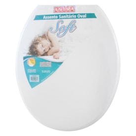 Assento Sanitário Astra Convencional Branco - TPJ/AS