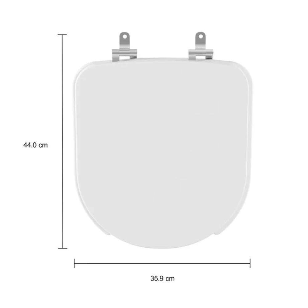 Assento Sanitário Convencional Confort Deca Vogue Plus Branco - AP.52.17