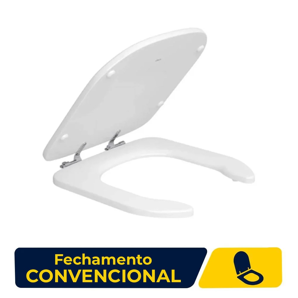 Assento Sanitário Convencional Confort Deca Vogue Plus Branco - AP.52.17