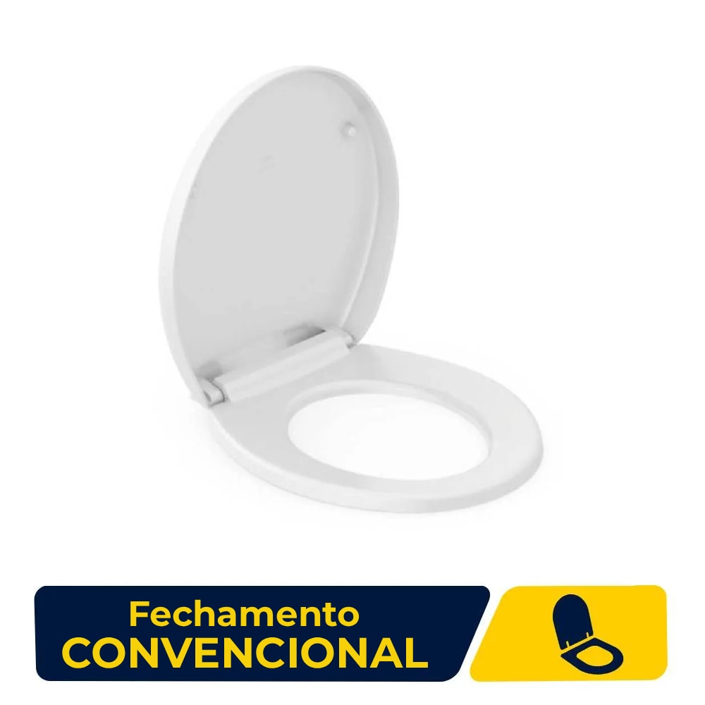 Assento Sanitário Convencional Roca Universal PP Branco - 9909810010100