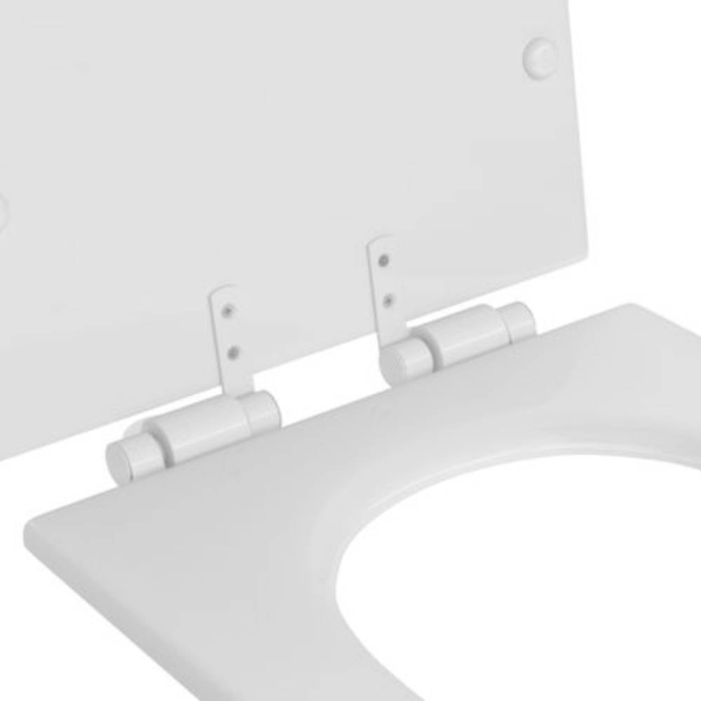 Assento Sanitário Convencional Slow Close Deca LIN/DUN/NUO/CAR Branco Gelo - AP.237.GL.17