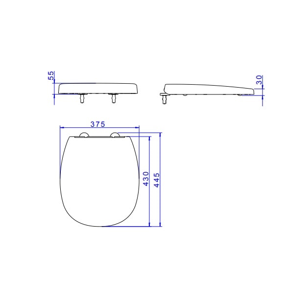 Assento Sanitário Deca Aspen/Fast Easy Clean Soft Close Branco - AP.766.17