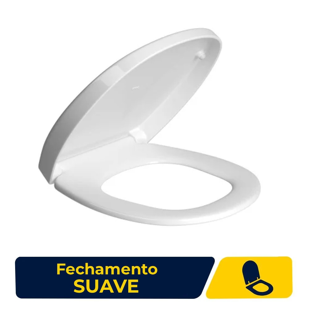 Assento Sanitário Deca Aspen/Fast Easy Clean Soft Close Branco - AP.766.17