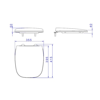 Assento Sanitário Deca Flex Soft Close Branco - AP.385.17