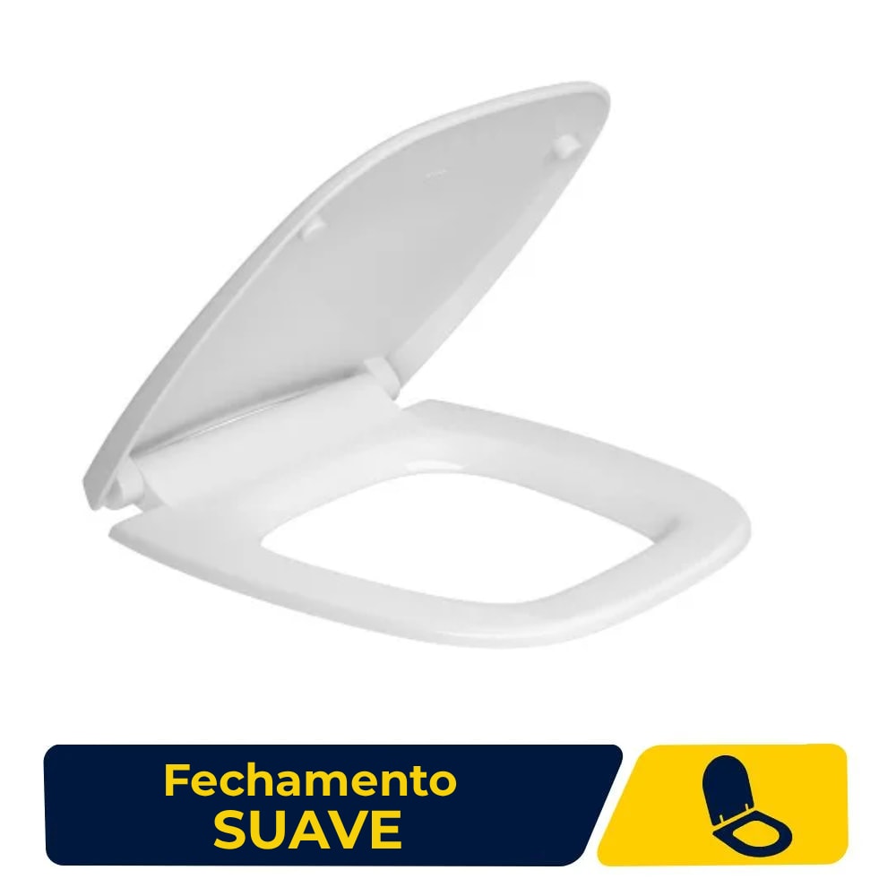 Assento Sanitário Deca Flex Soft Close Branco - AP.385.17
