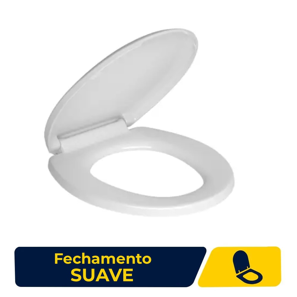 Assento Sanitário Deca Izy/Conforto/Ravena Soft Close Branco - AP.165.17