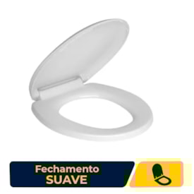 Assento Sanitário Deca Izy/ Conforto/ Ravena Soft Close Branco - AP.165.17