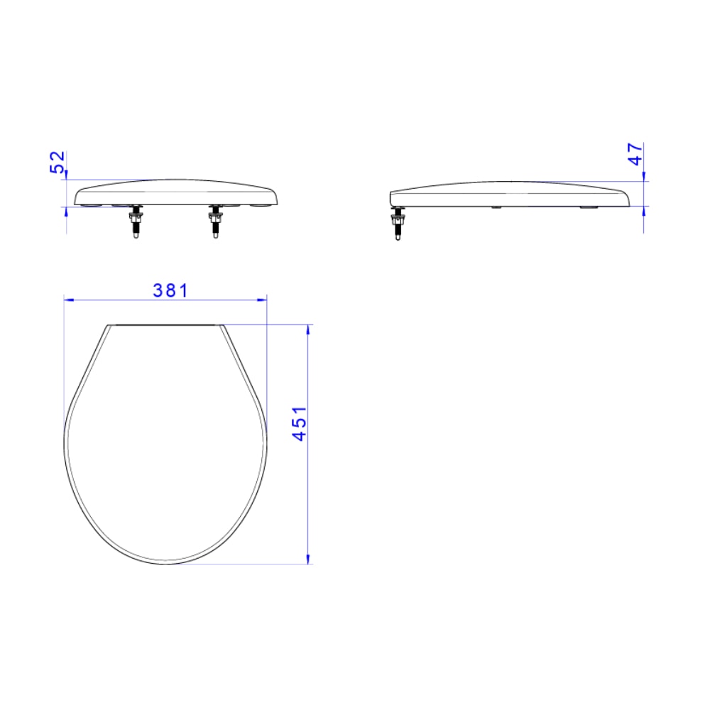 Assento Sanitário Deca Izy/Izy Conforto/Ravena Convencional Branco - AP.01.17
