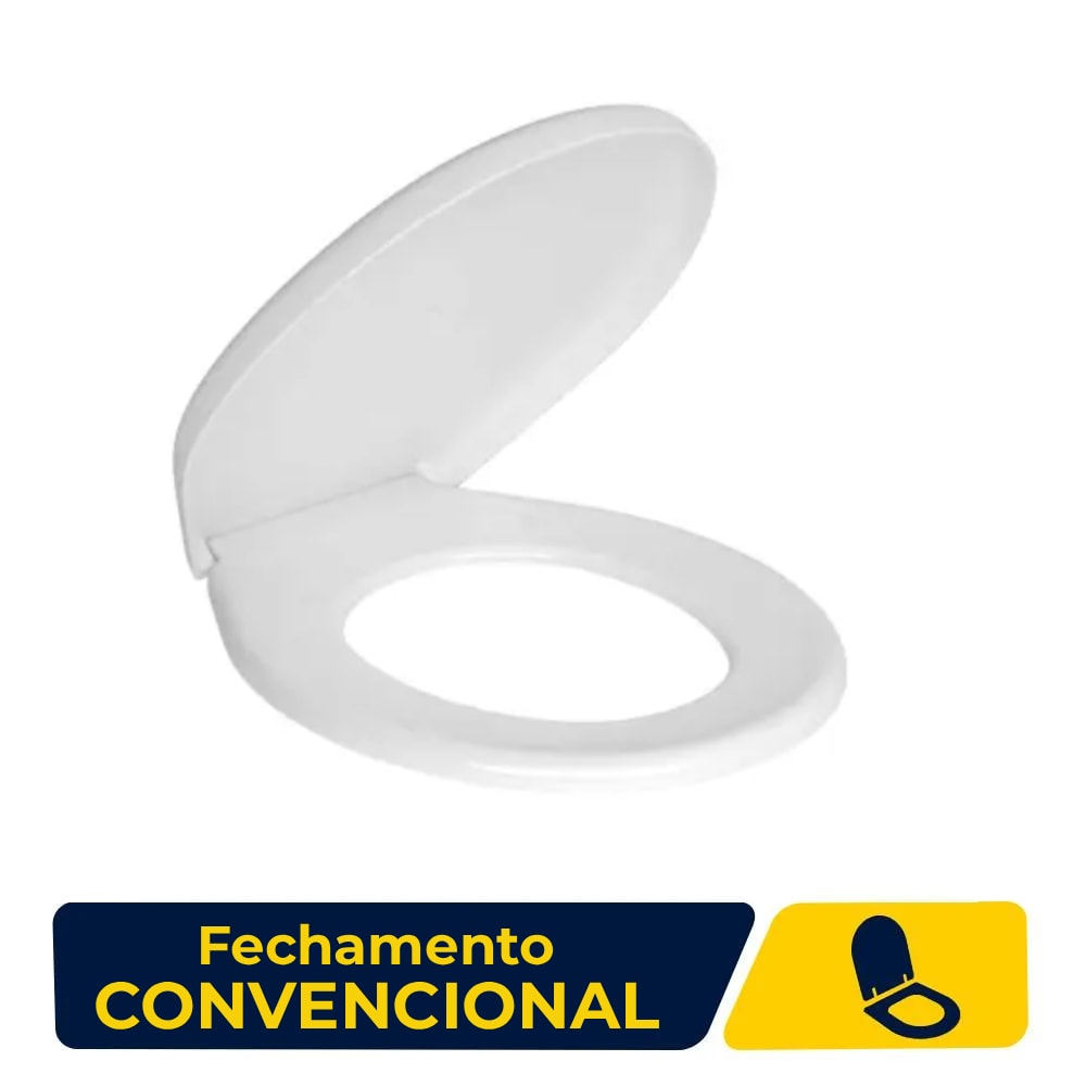 Assento Sanitário Deca Izy/Izy Conforto/Ravena Convencional Branco - AP.01.17