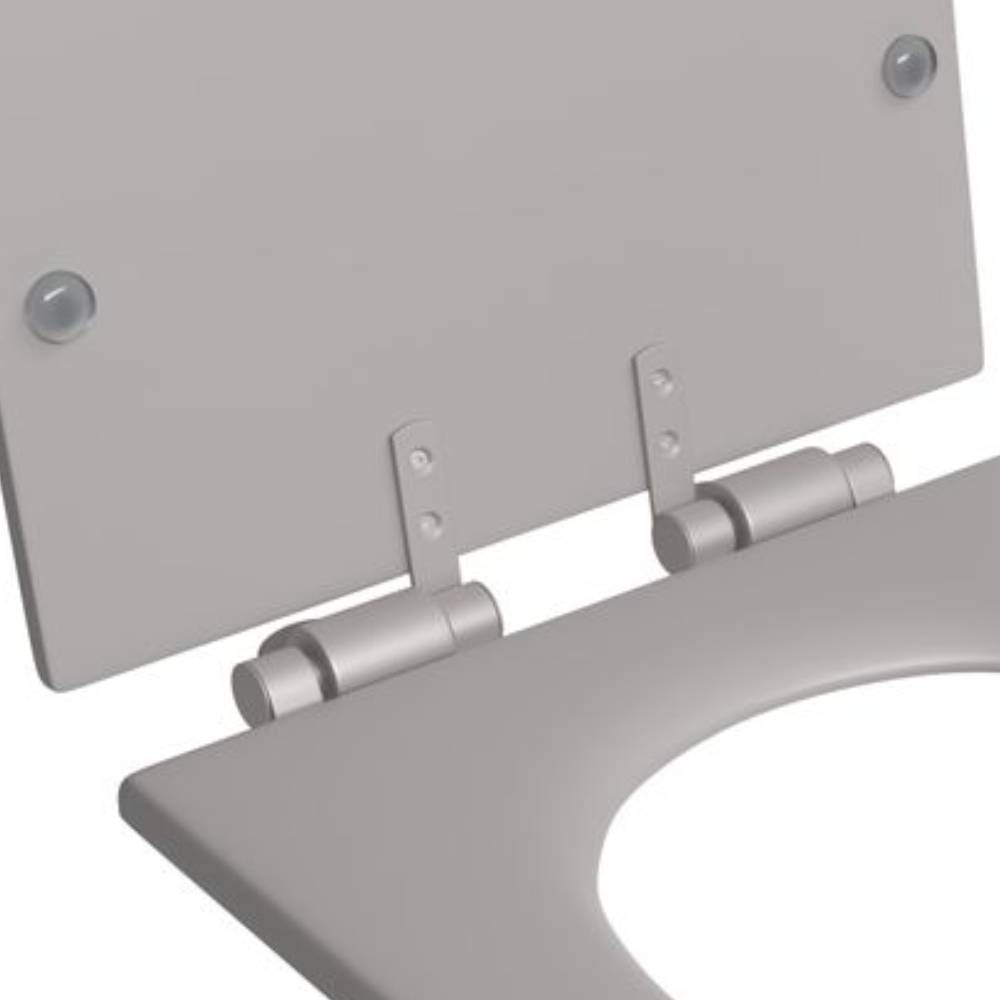 Assento Sanitário Deca Link/Duna/Nuova/Carrara Slow Close Cinza - AP.237.CZ.85