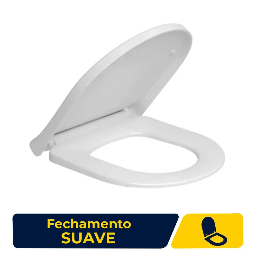 Assento Sanitário Deca Slow Close Wish Branco - AP.286.17