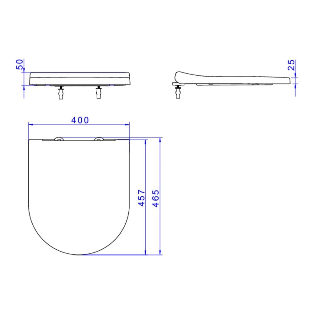 Assento Sanitário Deca Slow Close Wish Branco - AP.286.17