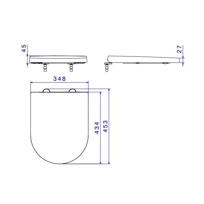 Assento Sanitário Easy Clean Deca Carrara/Lk/Nuova/Level Soft Close Branco - AP.236.17