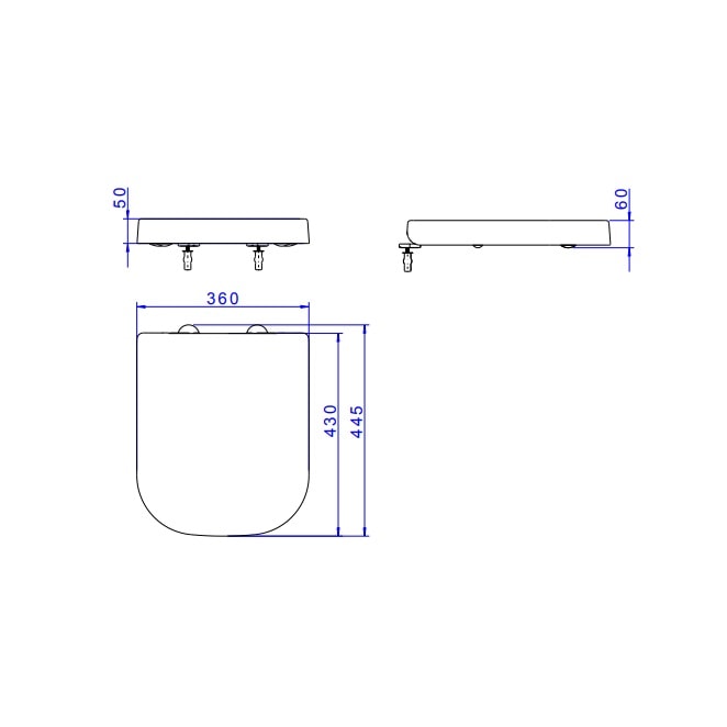 Assento Sanitário Easy Clean Deca Piano/Quadra Soft Close Branco - AP.336.17