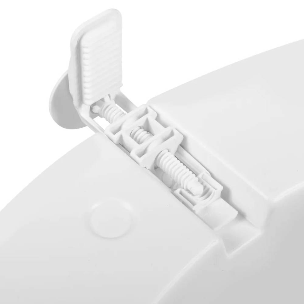 Assento Sanitário Elevado Astra com Tampo e Trava 13cm Branco - TAE13T/TBR1