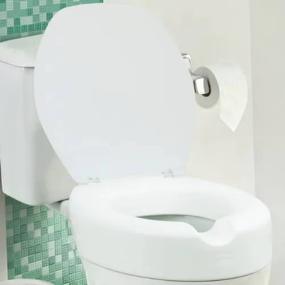 Assento Sanitário Elevado Mebuki Slim 13,5cm Branco - 10400365