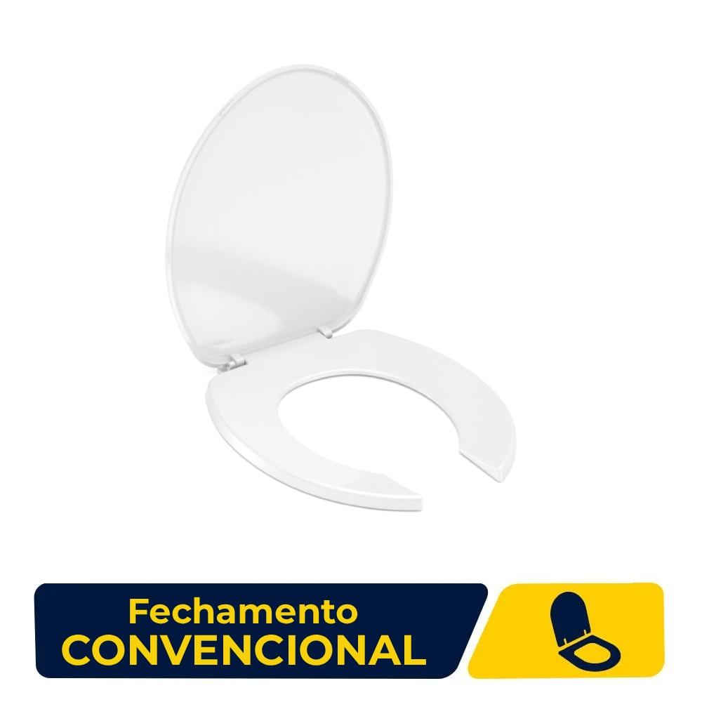 Assento Sanitário Incepa Plus Acesso Branco - 3319810010100