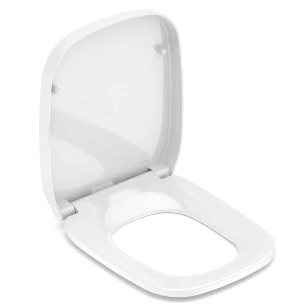 Assento Sanitário Roca Classic/Square Soft Close Polipropileno Branco - A8019B2005