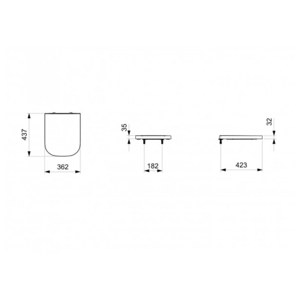 Assento Sanitário Slow Close Celite Elite PP Branco - 9749880010300