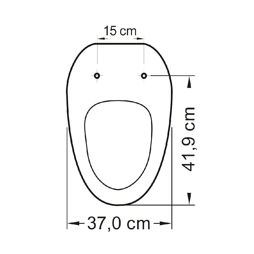 Assento Sanitário Tupan Aloha Convencional Termofixo Branco - 5630010