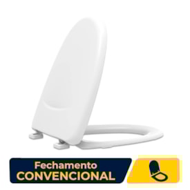 Assento Sanitário Tupan Aloha Convencional Termofixo Branco - 5630010