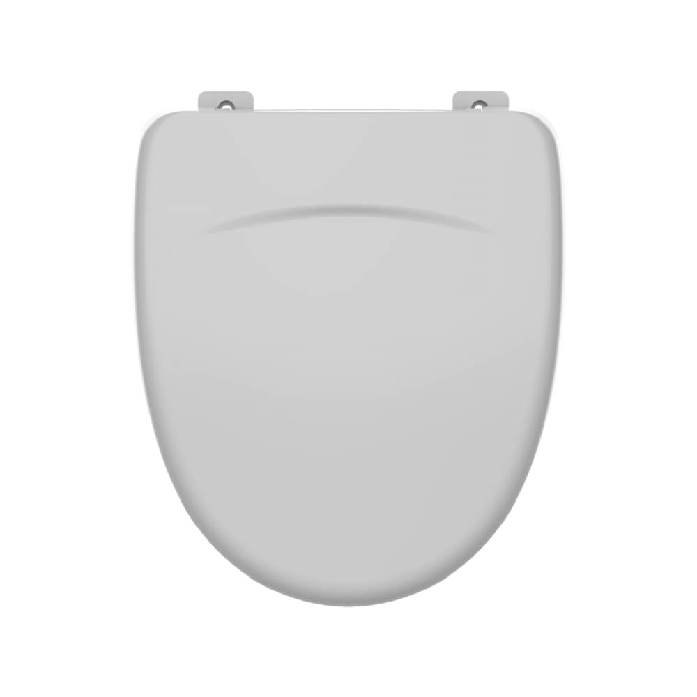 Assento Sanitário Tupan Aloha Convencional Termofixo Cinza Prata - 5630770
