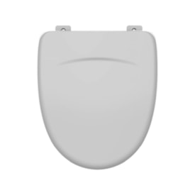 Assento Sanitário Tupan Aloha Convencional Termofixo Cinza Prata - 5630770