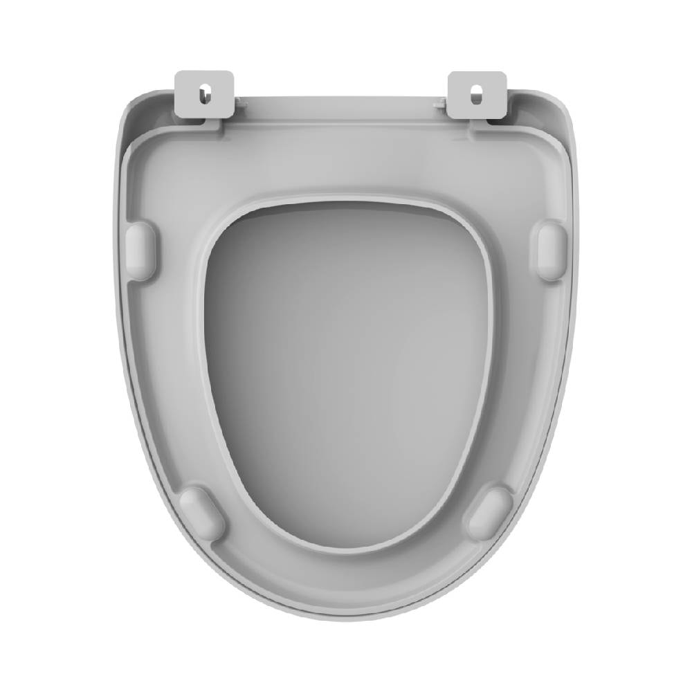 Assento Sanitário Tupan Aloha Convencional Termofixo Cinza Prata - 5630770