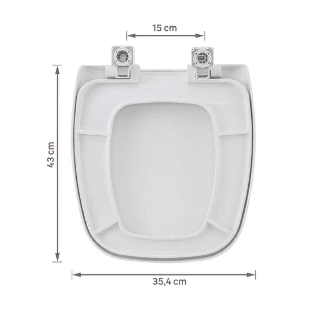 Assento Sanitário Tupan Angra/Avant/City Convencional Branco - ACAE00C