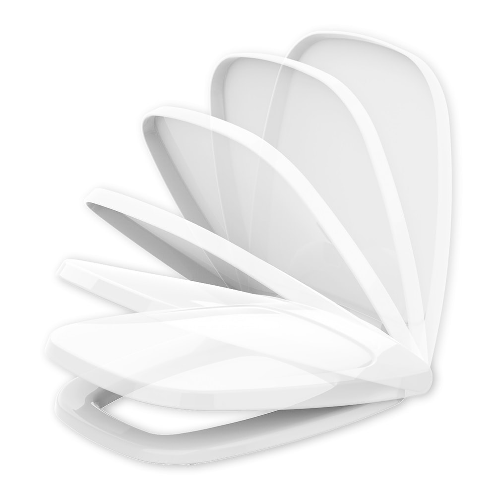 Assento Sanitário Tupan Angra/City Soft Close Polipropileno Branco - ACAE00S