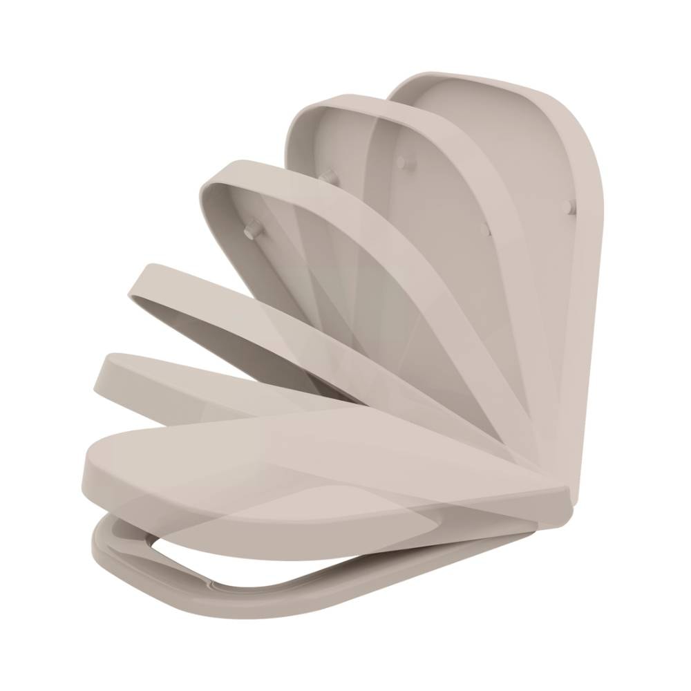 Assento Sanitário Tupan Axis Term Soft Close Barbante Fosco - AXTF26SC