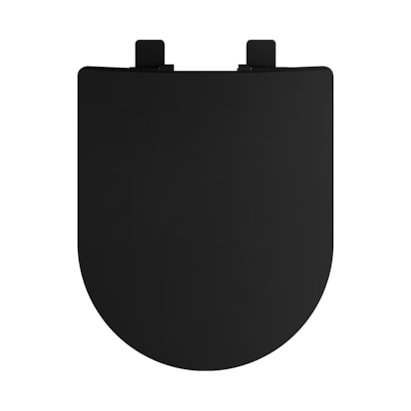 Assento Sanitário Tupan Carrara Soft Close Termofixo Preto Fosco - ADCN94SC