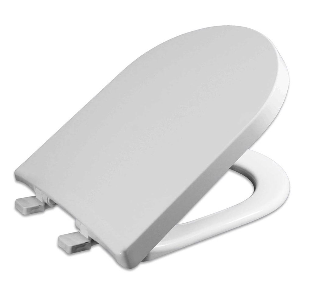 Assento Sanitário Tupan Carrara/Span/Estoril Soft Close Termofixo Gelo - ADLK17S