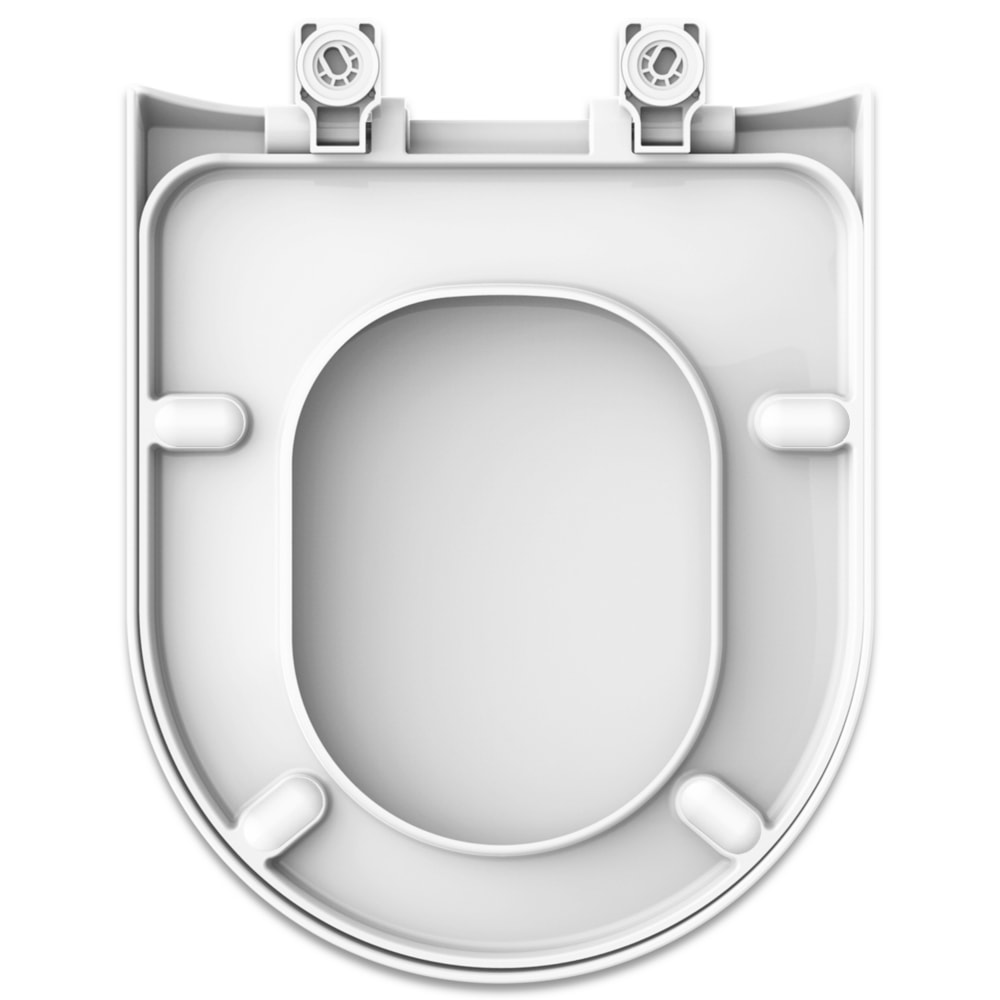 Assento Sanitário Tupan Carrara/Span/Estoril Soft Close Termofixo Gelo - ADLK17S