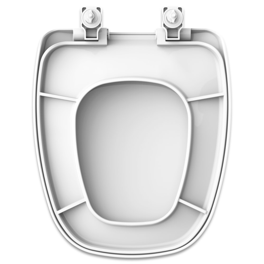 Assento Sanitário Tupan Monte Carlo Soft Close Polipropileno Gelo - MCPPE17S