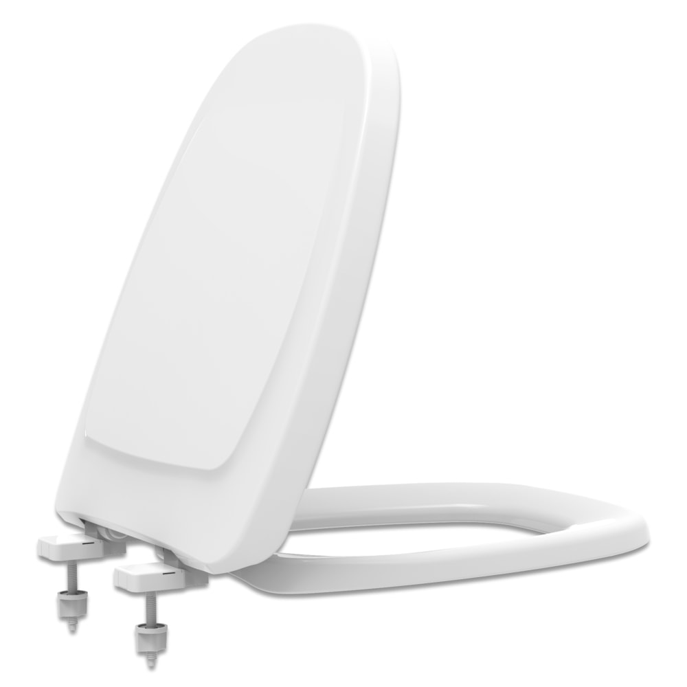 Assento Sanitário Tupan Monte Carlo Soft Close Polipropileno Gelo - MCPPE17S